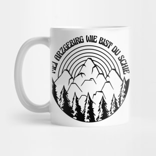 Mountains  P R t shirt Mug